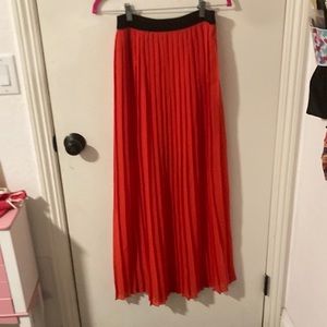 Milkyway Red Maxi Skirt